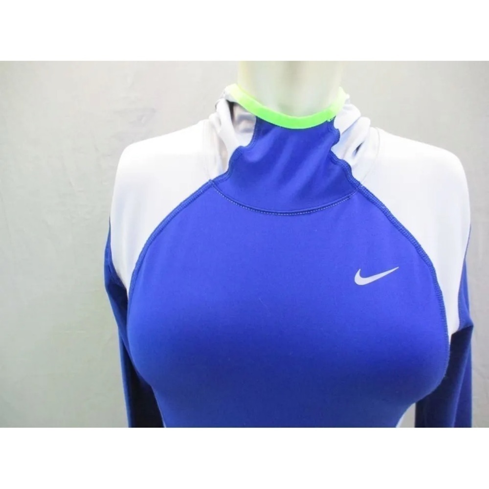 Nike Womens Running Athletic DriFit Long Sleeve Hooded Running Top Size …